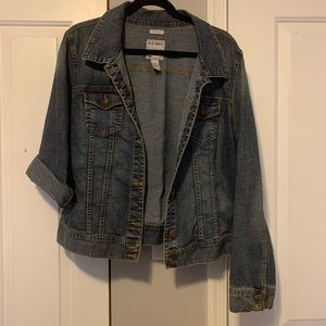 Plus size denim jacket